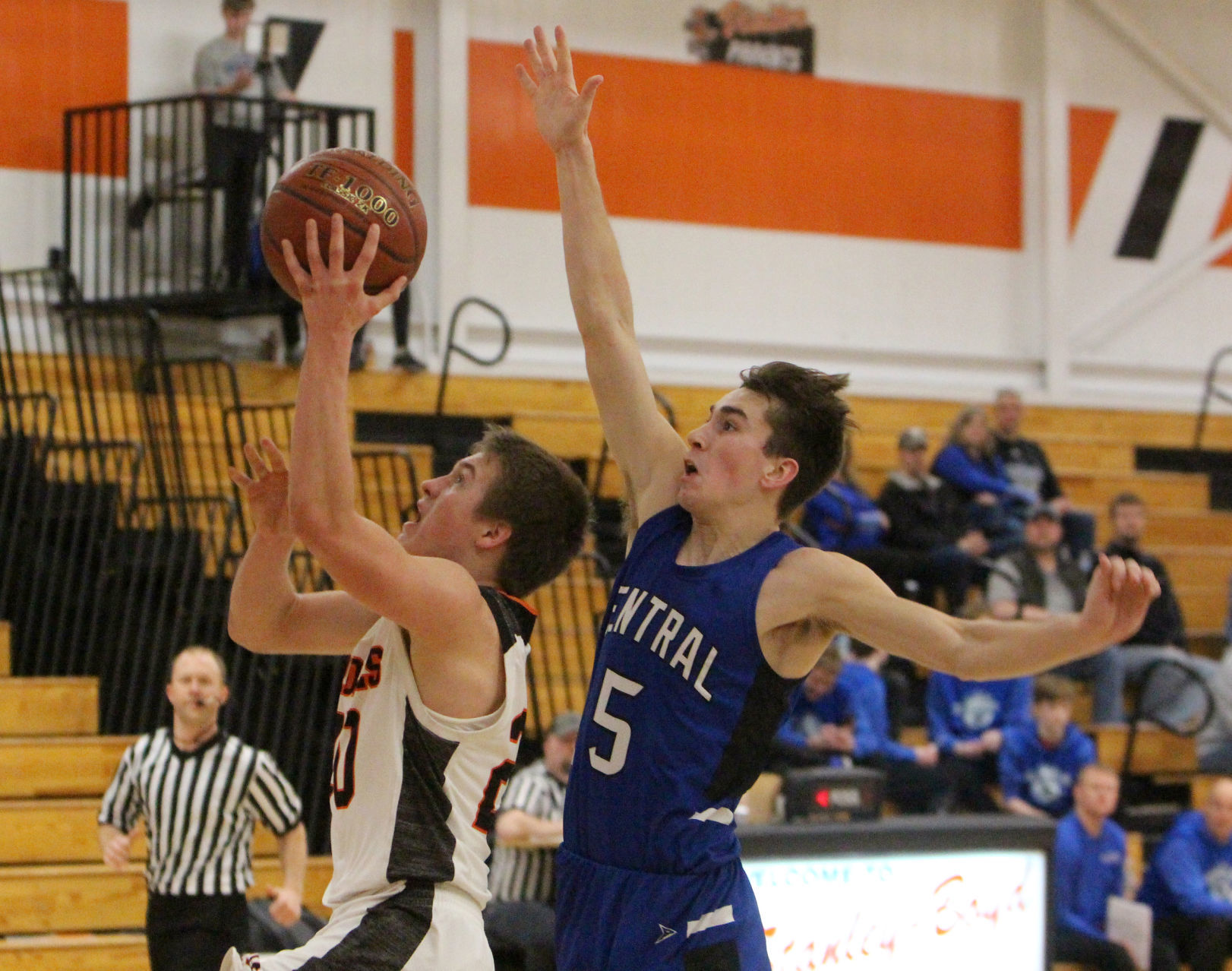 Saint Croix Central at Stanley-Boyd boys basketball 2-15-20